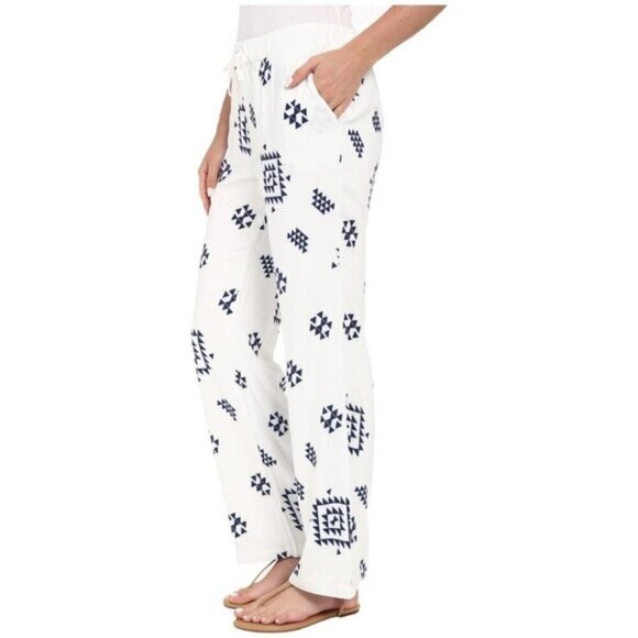 Revolve Plush Soleil Pants Straight Leg High Waisted Southwestern Print Medium - Picture 8 of 15